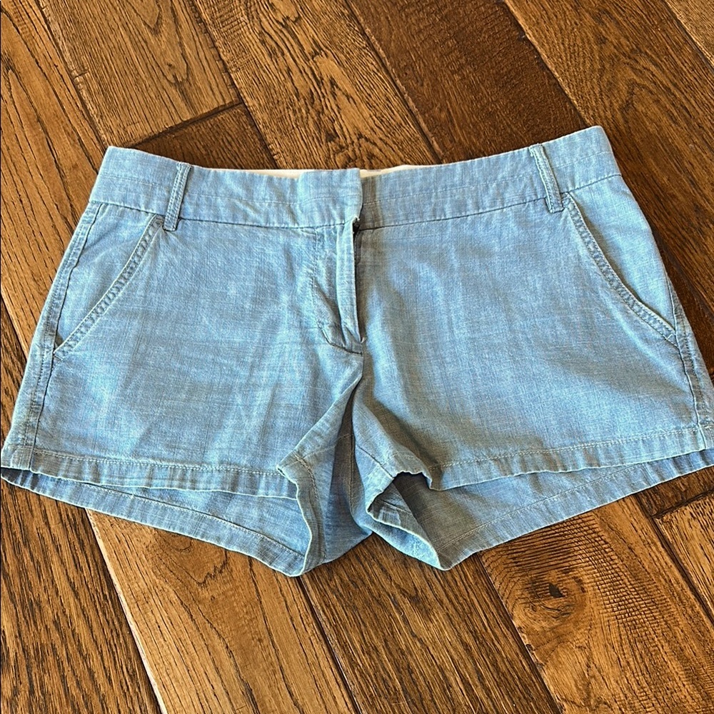 J. Crew linen Blue Shorts